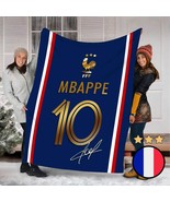 France Mbappe Champions 3 Stars FIFA World Cup Qatar 2022 Fleece Blanket - $47.85 CAD+