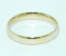 4mm Wedding Band Ring REAL Solid 10 K Yellow Gold 3.9 g Size 10.75 - $637.29 CAD