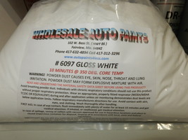 5 lb NEW Wet Look Gloss White TGIC Exterior Super Durable Powder Coat Paint - £46.76 GBP