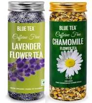 Chamomile Flower Tea - 30g &amp; Lavender Flower Tea- 30g - Combo Pack 60g - 60 Cups - £31.64 GBP