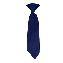 Boy Clip On Neck Tie Navy Blue Formal Child Special Event Spring Church ... - £3.95 GBP