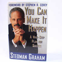 SIGNED By Stedman Graham You Can Make It Happen 1997 1st Ed. HC Book With DJ - £15.21 GBP