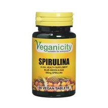 Veganicity Spirulina 500mg Weight Loss Supplement - 90 Tablets  - $17.00