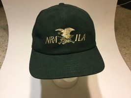 Vintage NRA / National Rifle Association /  ILA green adjustable cap / hat - £19.77 GBP