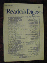 Reader&#39;s Digest January 1947 Anne Morrow Lindbergh J P McEvoy Fulton Oursler  - £6.47 GBP