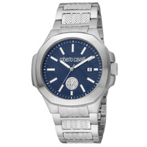 Roberto Cavalli Men&#39;s Classic Blue Dial Watch - RC5G050M0065 - £139.56 GBP