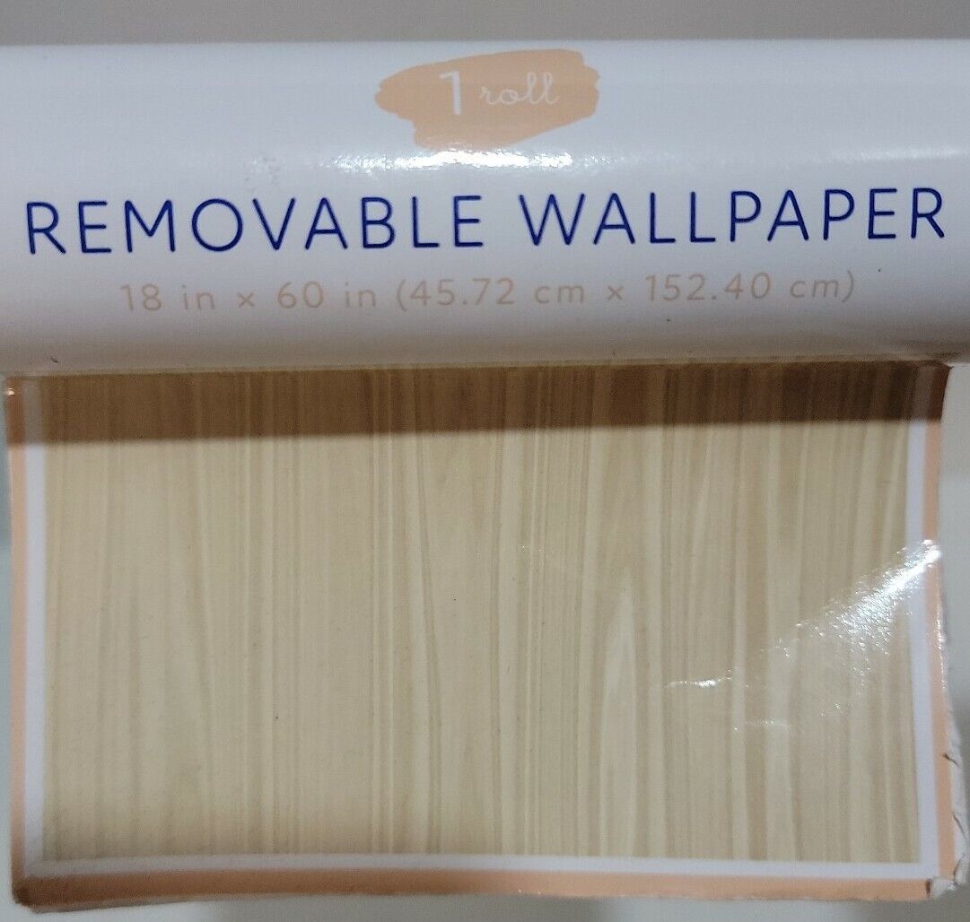 Wood Grain Removable Wallpaper1 Wall 18x60 - $3.95