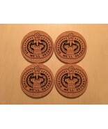 Set of 4  Laser Engraved Coasters United States Army Drill Sergeant Insi... - $27.25 CAD
