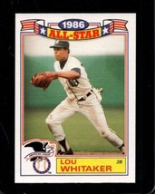 1987 Topps Glossy ALL-STARS #14 Lou Whitaker Nmmt Tigers *X104273 - £1.55 GBP