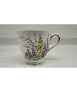 Tuscan Mini China Cup Only  Multicolor Flowers Gold Trim England - $34.66 CAD