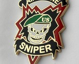 US SPECIAL FORCES SNIPER GREEN BERET ARMY AIRBORNE LAPEL PIN BADGE 1.25 ... - $5.84
