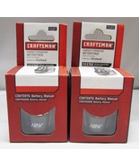 CRAFTSMAN NEXTEC 320.11221 12V 12 VOLT DIEHARD LITHIUM ION BATTERY 2-PAC... - €118,75 EUR