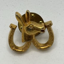 Donkey Horseshoes Animal Enamel Lapel Hat Pin Pinback - $5.95