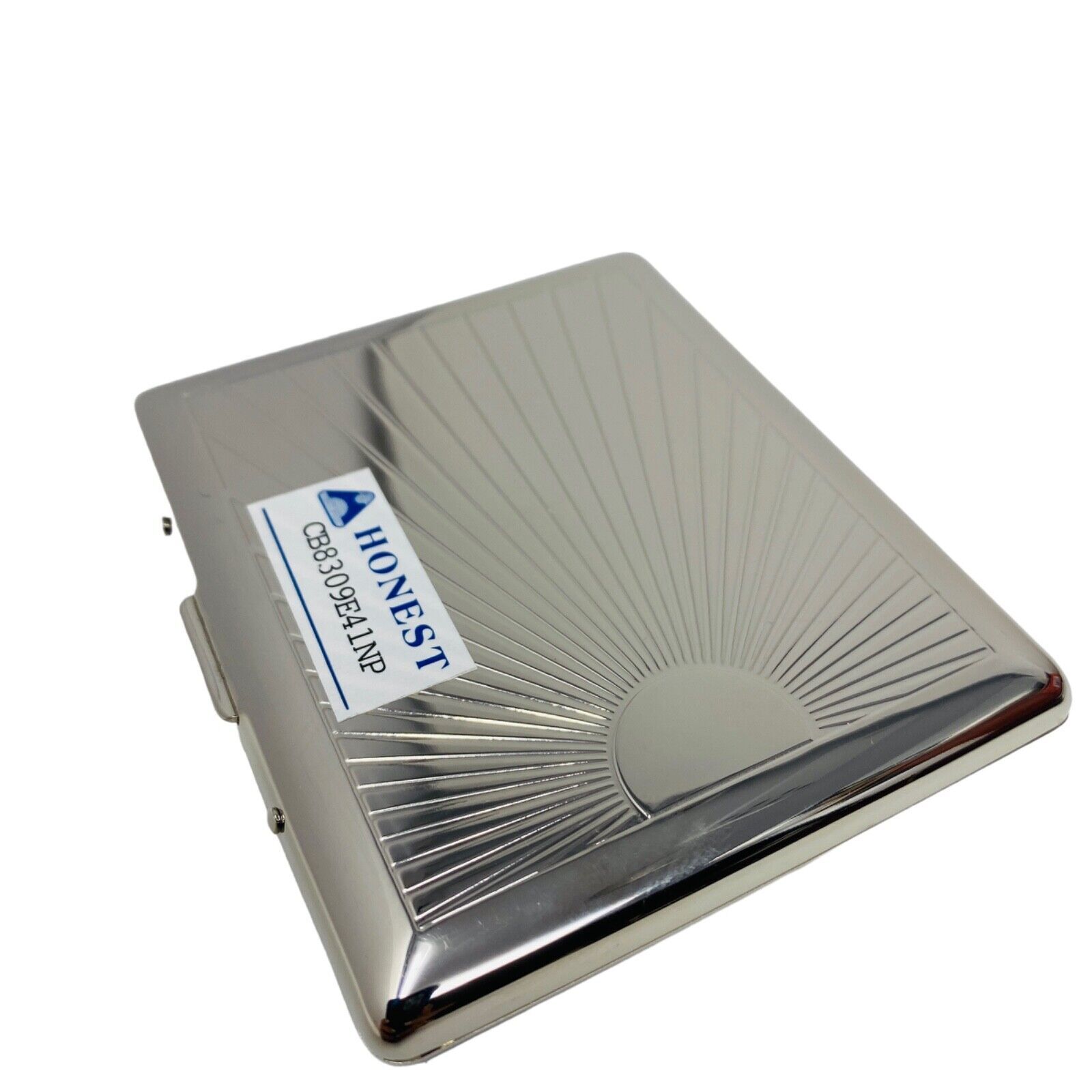 Honest Cigarette Case for Cigarettes Color Silver (No Box) - $12.86