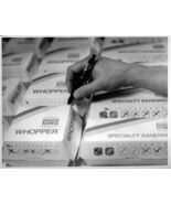 Vintage Burger King Sandwich - 1980's Ad Photo Original - $12.48