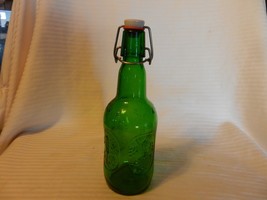 Vintage 16 Oz. One Pint Grolsch Brewery Green Swing Top Lid Glass Bottle Holland - £19.93 GBP
