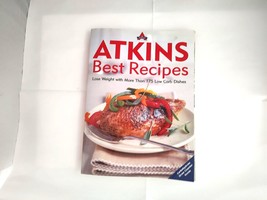 Atkins Best Recipes 175 Low Carb Dishes CookBook Softbound Complete Some Damage - £7.89 GBP