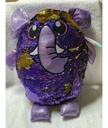 SHIMMEEZ Large Mikayla Elephant Sequin Plush Stuffed Animal Series 3 14&quot;... - $24.75