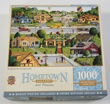 *L) Hometown Gallery Art Poulin Puzzle (1000 Piece Jigsaw) Master Pieces - $19.79