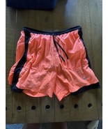 Nike Running Shorts Women’s Medium Black/ Orange Lined Logo Active - €10,33 EUR