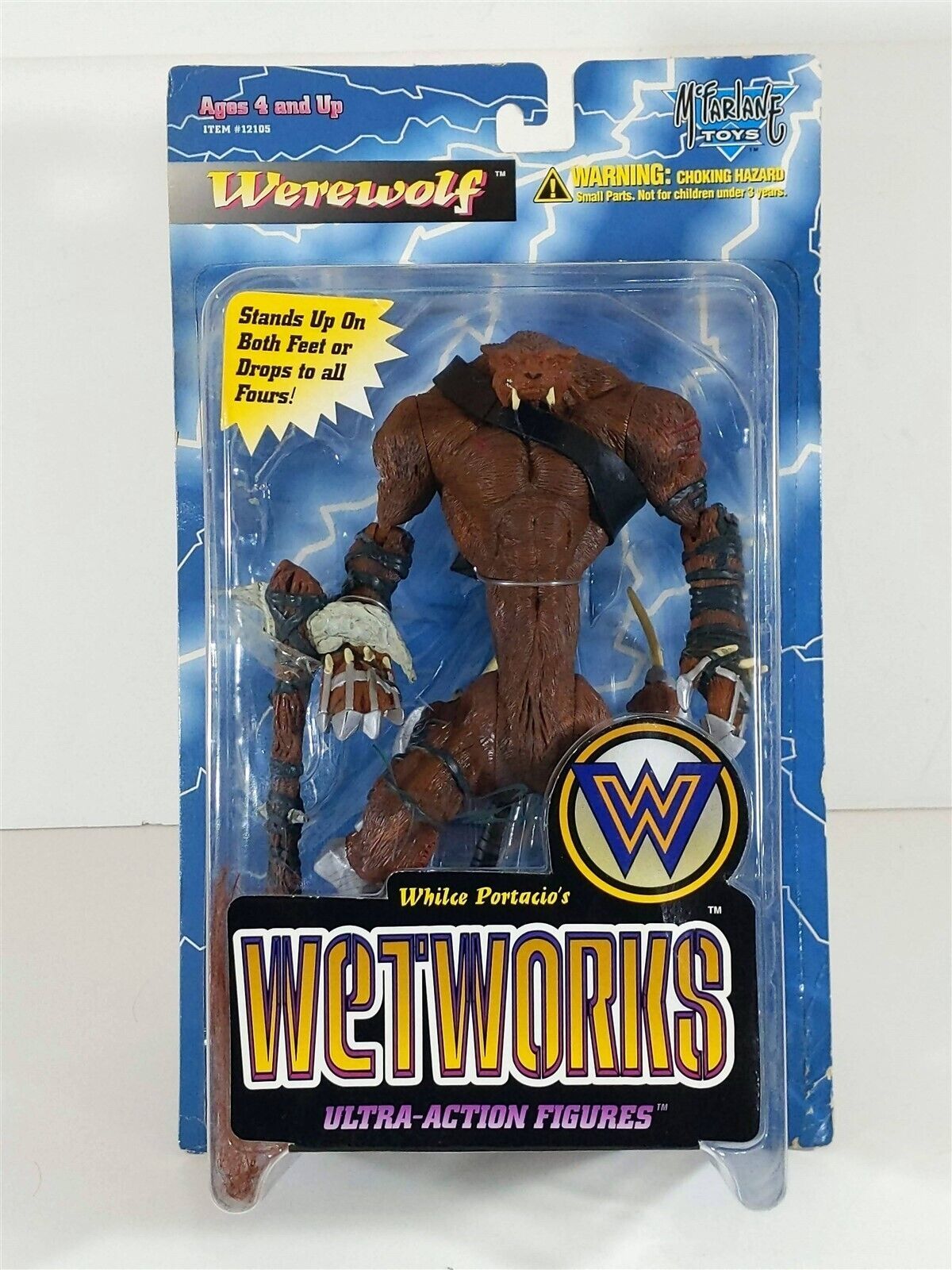 Primary image for McFarlane Werewolf Wetworks Series 1 1995 Ultra Action Figure 12105