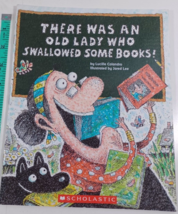 There Was an Old Lady Who Swallowed Some Books Lucille Colandro good PB - £4.73 GBP