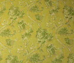 Tommy Bahama Leilani Key Lime Floral Vine Multiuse Linen Fabric By The Yard 54&quot;W - £10.57 GBP