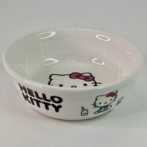 Dog Cat Pet Bowls Sanrio Hello Kitty 4.5&quot; Ceramic Food Water Bowl Dish New - $16.78