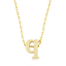 Golden Initial Q Pendant - $543.11 MXN