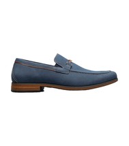 Stacy Adams Richardson Moc Toe Bit Slip On Shoes Navy 25746-410 image 7