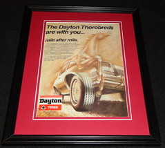 1980s Dayton Tires Framed 11x14 ORIGINAL Advertisement - $34.64