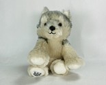 6” Build-A-Bear Buddies Mini Wolf Pup - Gray Plush Stuffed Toy BABW - $11.99