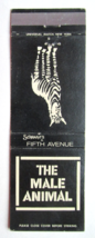 Schrafft&#39;s Fifth Avenue - The Male Animal - New York Restaurant Matchbook Cover - $1.75