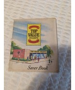 Vintage 1966 Top Value Stamps Saver Book~partially filled - $5.35 CAD