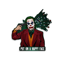 Joker Put On A Happy Face Vinyl Sticker - £2.34 GBP