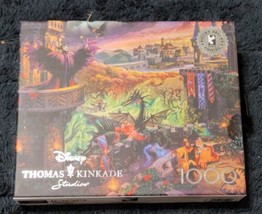Ceaco Thomas Kinkade Silver Select Disney Maleficent 1000 Puzzle Disney Puzzle - £15.48 GBP