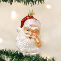 Old World Christmas Night Before Christmas Santa Glass Christmas Ornament 40166 - £13.28 GBP