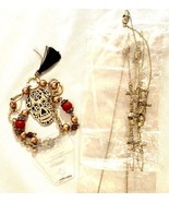 Dia De Los Muertos Sugar Skull Jewelry Bundle Necklace Bracelet And Earr... - £15.98 GBP