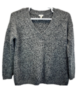 SOFT Joie Knit Sweater Gray Size S Long Sleeve Wool Blend Metallic Threa... - £24.87 GBP