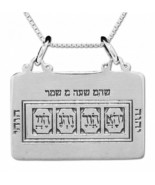 Anhänger Der Kodex von Moses Amulett Kabbala Sterling Silber König Solom... - $146.32 CAD