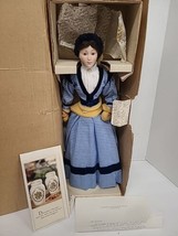 Franklin Heirloom Doll &quot;MEG&quot; From Little Women 1984 17&quot; Tall Original Box  - £29.36 GBP