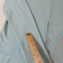 Arizona Original Jeans Men Blue Cotton Blend Drawstring Full Zip Hoodie Jacket M image 4