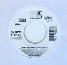 Brownstone - Kiss and Tell / Radio Edit  45 7&quot; NM Record MJJ Music Record  - £12.21 GBP