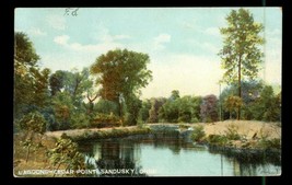 Vintage UDB Leighton Art Postcard Lagoons at Cedar Point Sandusky Ohio 1906 - $10.67