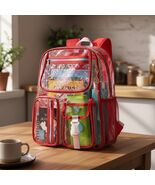 Abshoo Large Clear Backpack for Girls Women School Bookbag Heavy Duty Tr... - $26.56 CAD