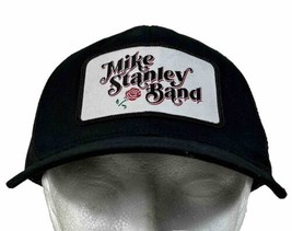 Mike Stanley Band Hat Richardson Snapback Black Patch Cap - £12.38 GBP