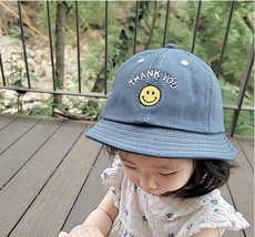 Child Thank You Smile Bunger Hat Toddler Sun Cap Bucket Hat Kids Baby Toddler - £13.58 GBP