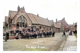 ptc2118 - Yorks. - The Young Boy&#39;s School &amp; Church at East Ardsley - pri... - $2.80