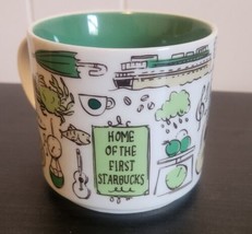Starbucks Coffee Mug Been There Series Pin Drop Collection Pike Place Seattle WA - £13.56 GBP