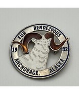 1982 Anchorage Alaska Fur Rondy Rendezvous Bighorn Sheep Pin Medal - $24.65
